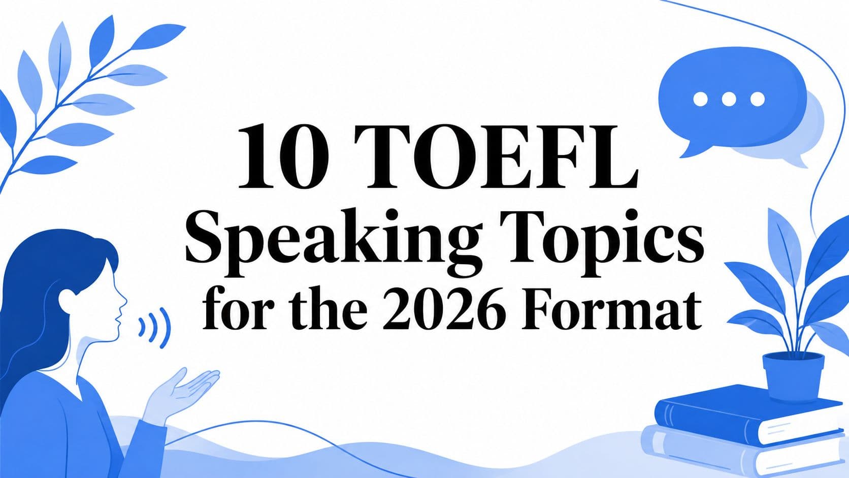 10 TOEFL Speaking Topics for the 2026 Format
