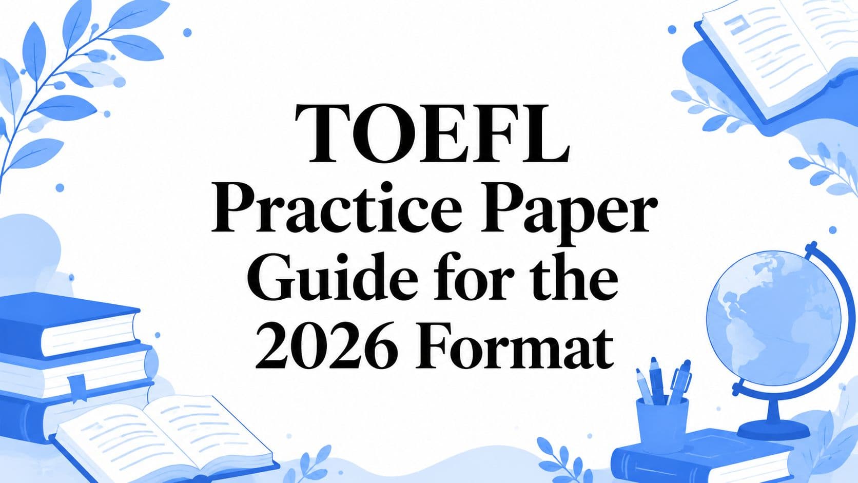 TOEFL Practice Paper Guide for the 2026 Format