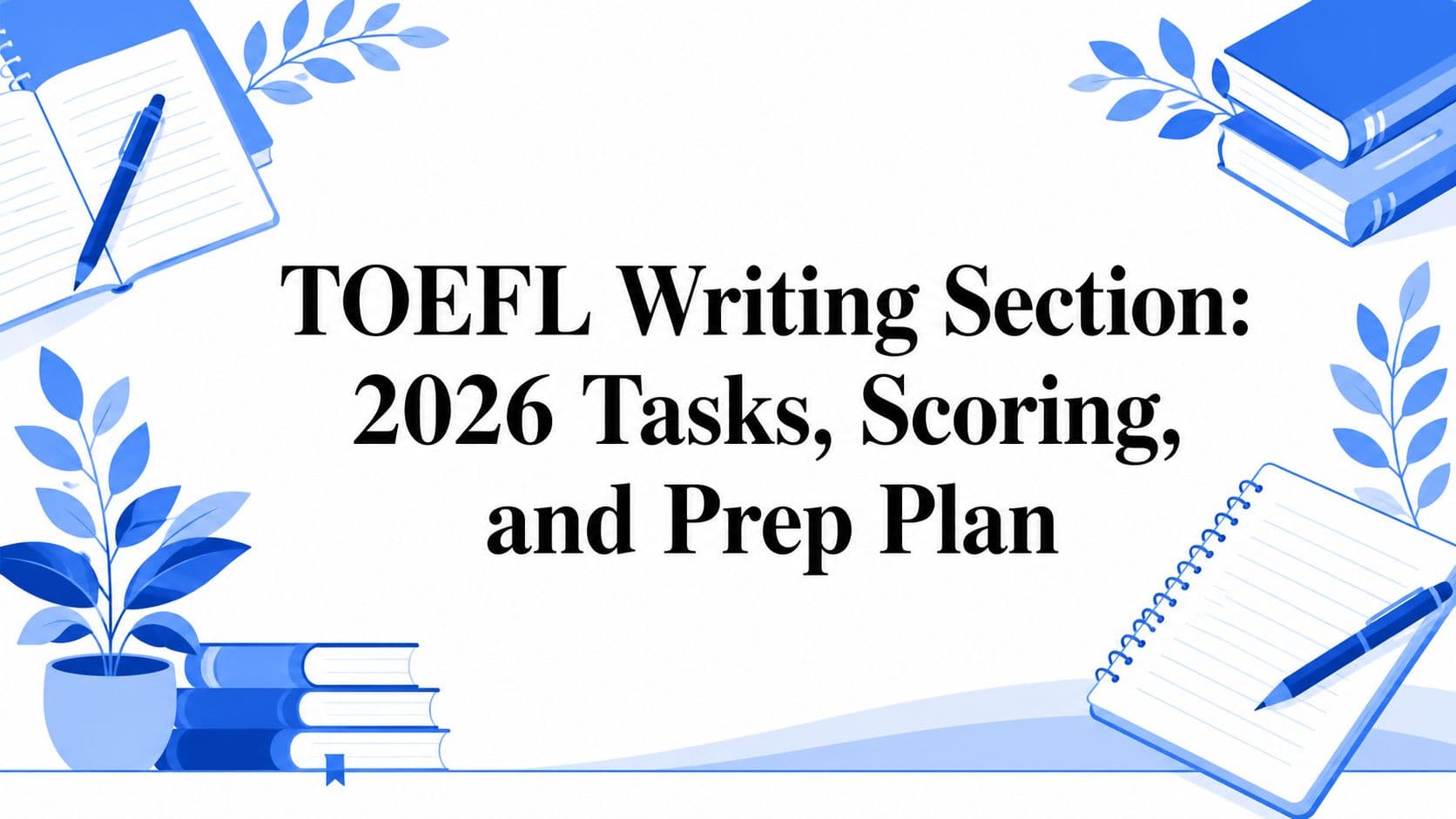 TOEFL Writing Section: 2026 Tasks, Scoring, and Prep Plan