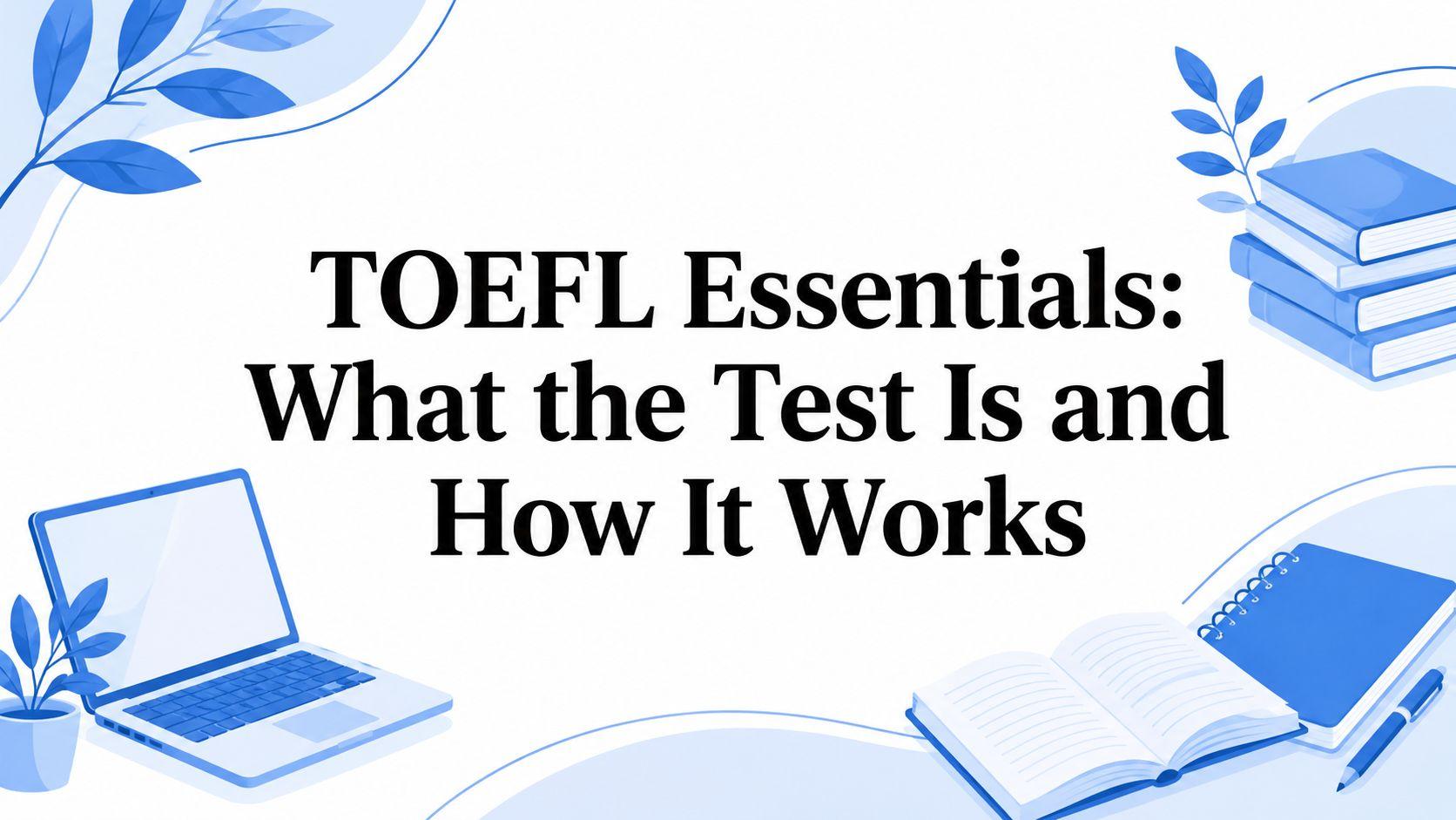 TOEFL Essentials: What the Test Is and How It Works