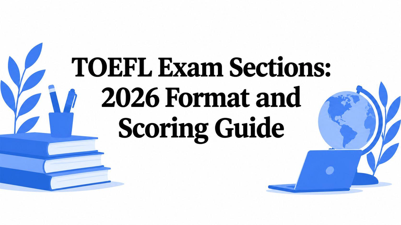 TOEFL Exam Sections: 2026 Format and Scoring Guide