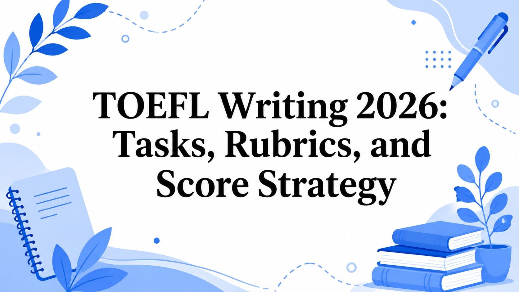 TOEFL Writing 2026: Tasks, Rubrics, and Score Strategy