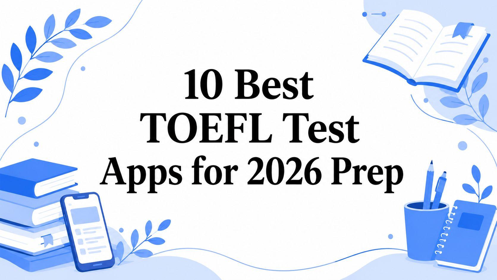 10 Best TOEFL Test Apps for 2026 Prep